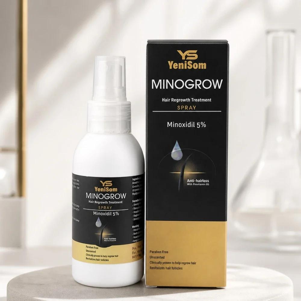 Yenisom MINOGROW Hair Regrowth Treatment Spray Minoxidil 5% With Provitamin B5 - 100Ml