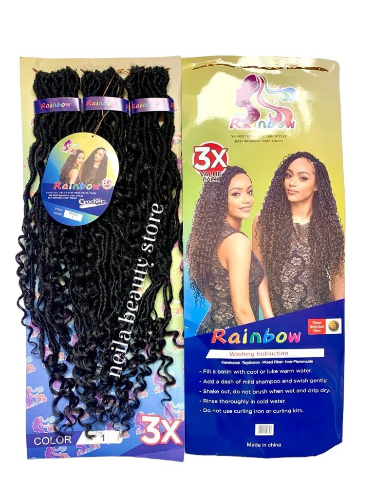 Rainbow Crochet Braid Value Pack #1