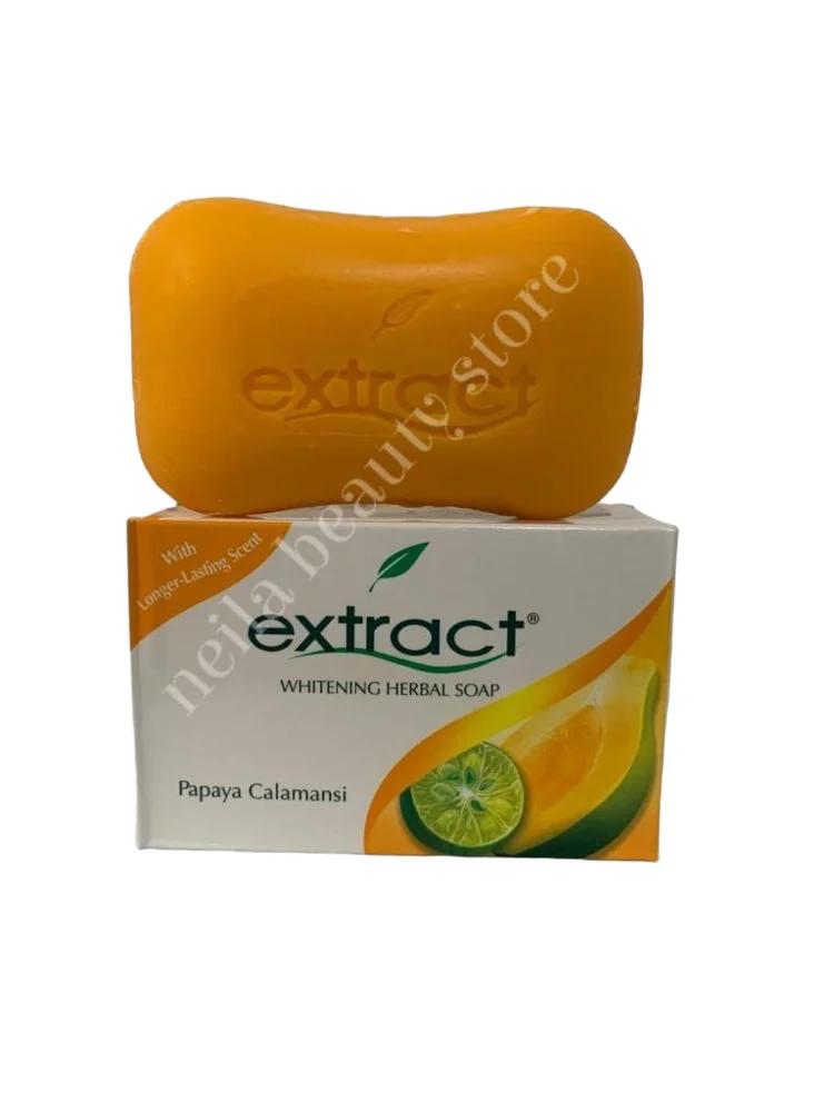 Extract Brightening Herbal Soap With Papaya Calamansi - 125Grm