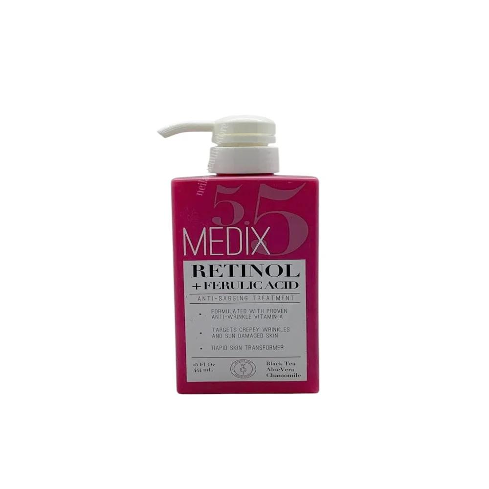 Medix 5.5 Retinol+Ferulic Acid Anti-Sagging Treatment Cream - 444Ml