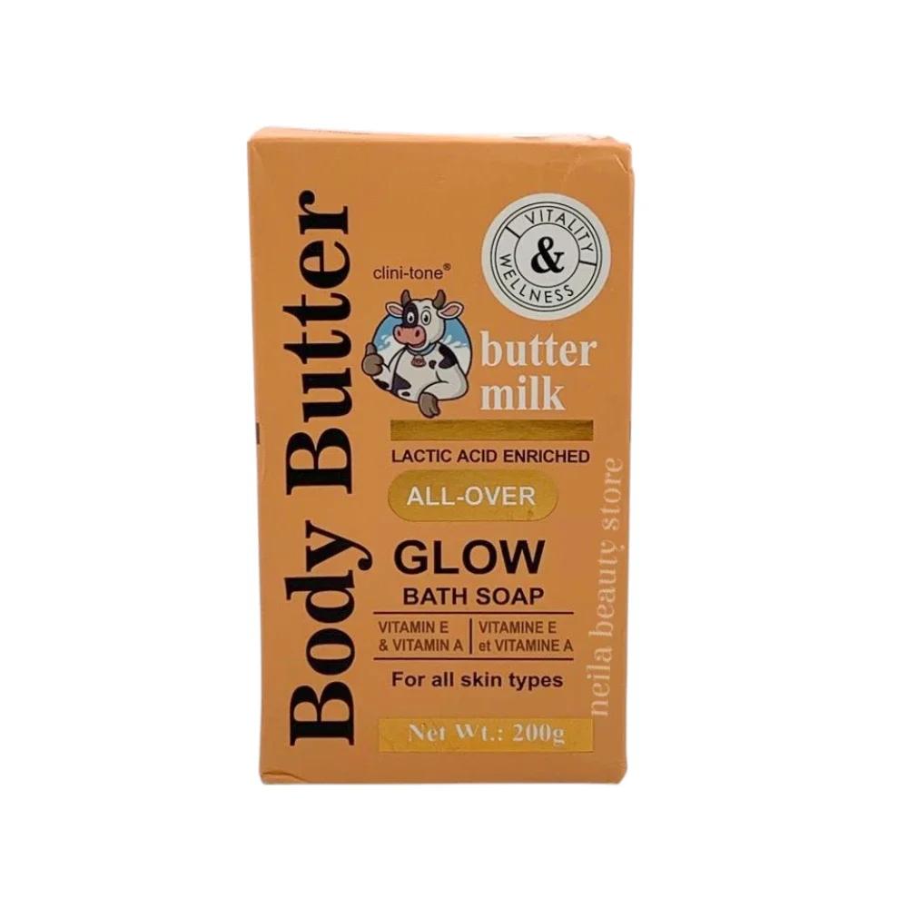 Clini-tone Butter Milk Lactic Acid Glow Body Butter Soap - 200Grm