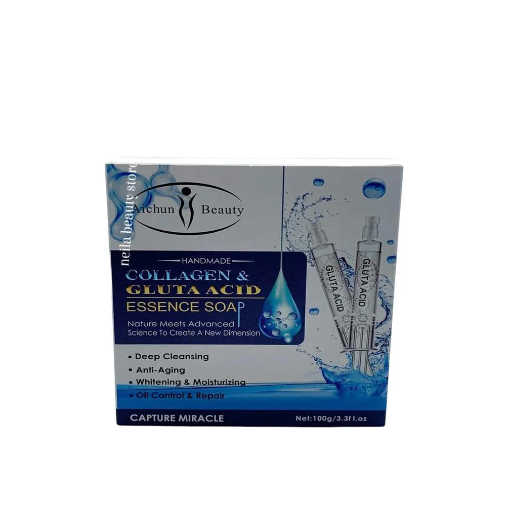 Aichun Beauty Collagen & Gluta Acid Essence Soap - 100Grm