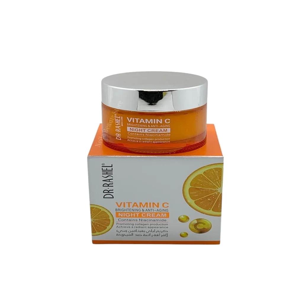 DR. Rashel Vitamin C Brightening And Anti-Aging Night Cream With Niacinamide - 50Grm