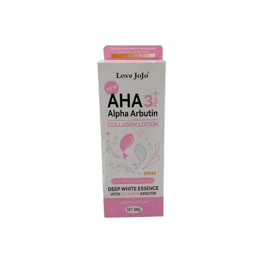 Love JoJo AHA 3Plus Alpha Arbutin Collagen Lotion - 500Ml
