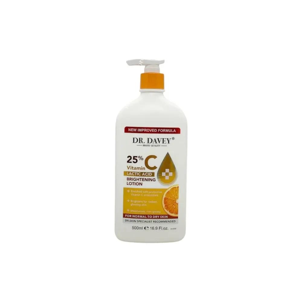 DR.Davey 25% Vitamin C+ Lactic Brightening Lotion - 500Ml