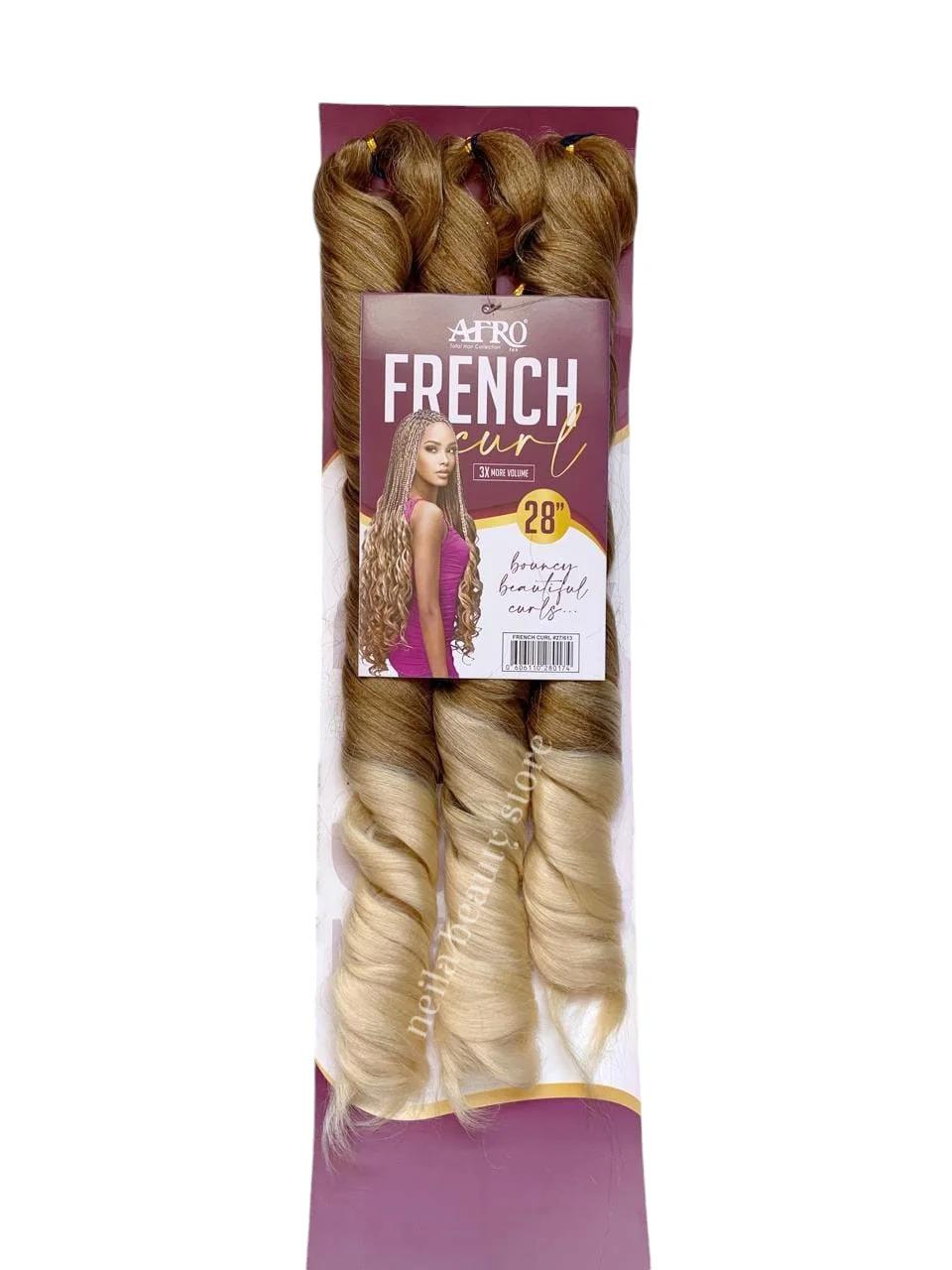 Afro French Curl 3X More Volume 28" #27/613