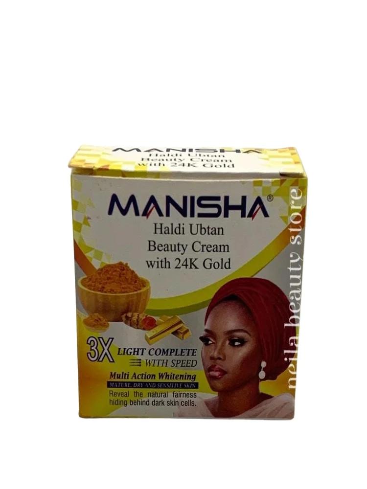 Manisha Haldi Ubtan Beauty cream with 24k Gold .