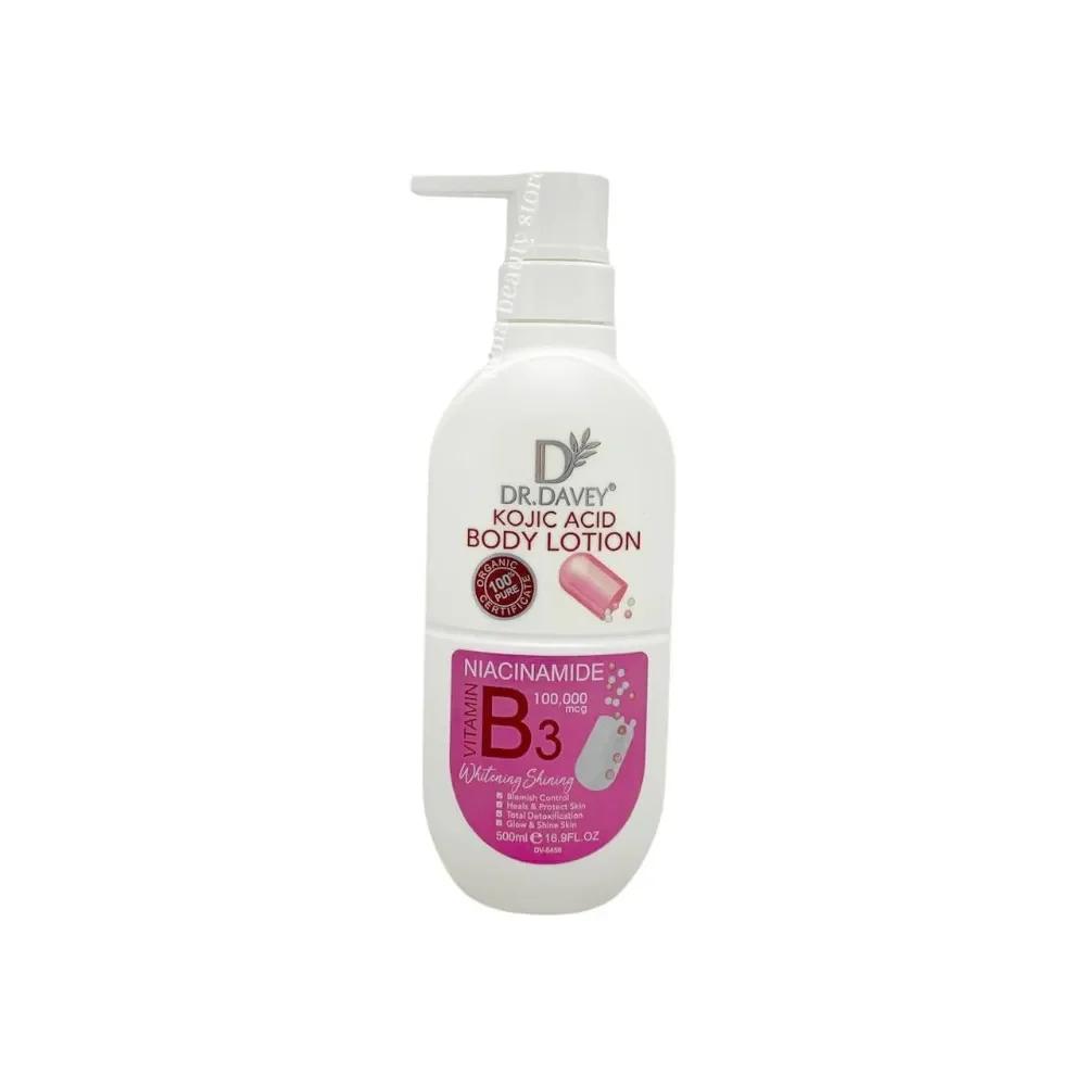 DR.Davey Kojic Acid + Niacinamide Brightening Shining Body Lotion - 500Ml