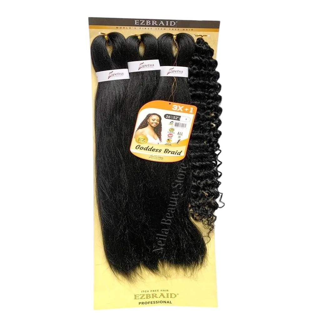 Spetra Goddess Braid 26"(52") #1,All in one full head cover .