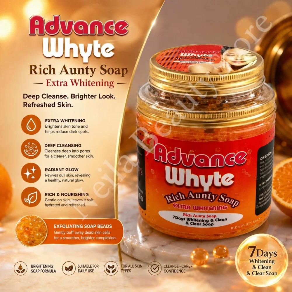 Advanced Whyte Rich Aunty 2In1 Brightening Soap - 500Grm