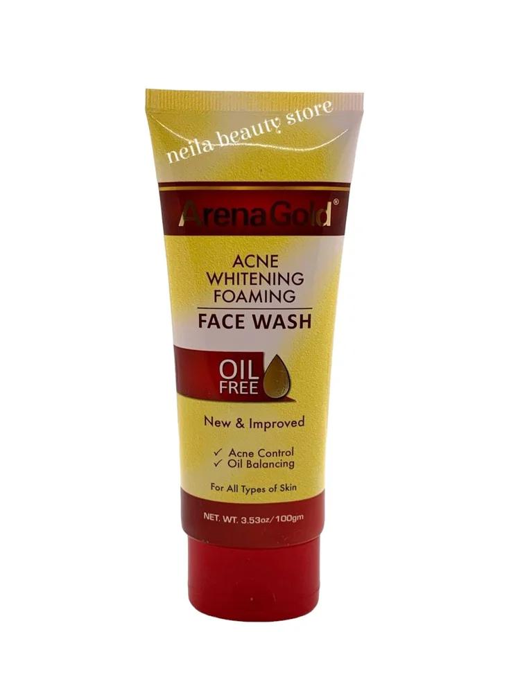 Arena Gold Acne Foaming Face wash, Oil Free - 100Grm