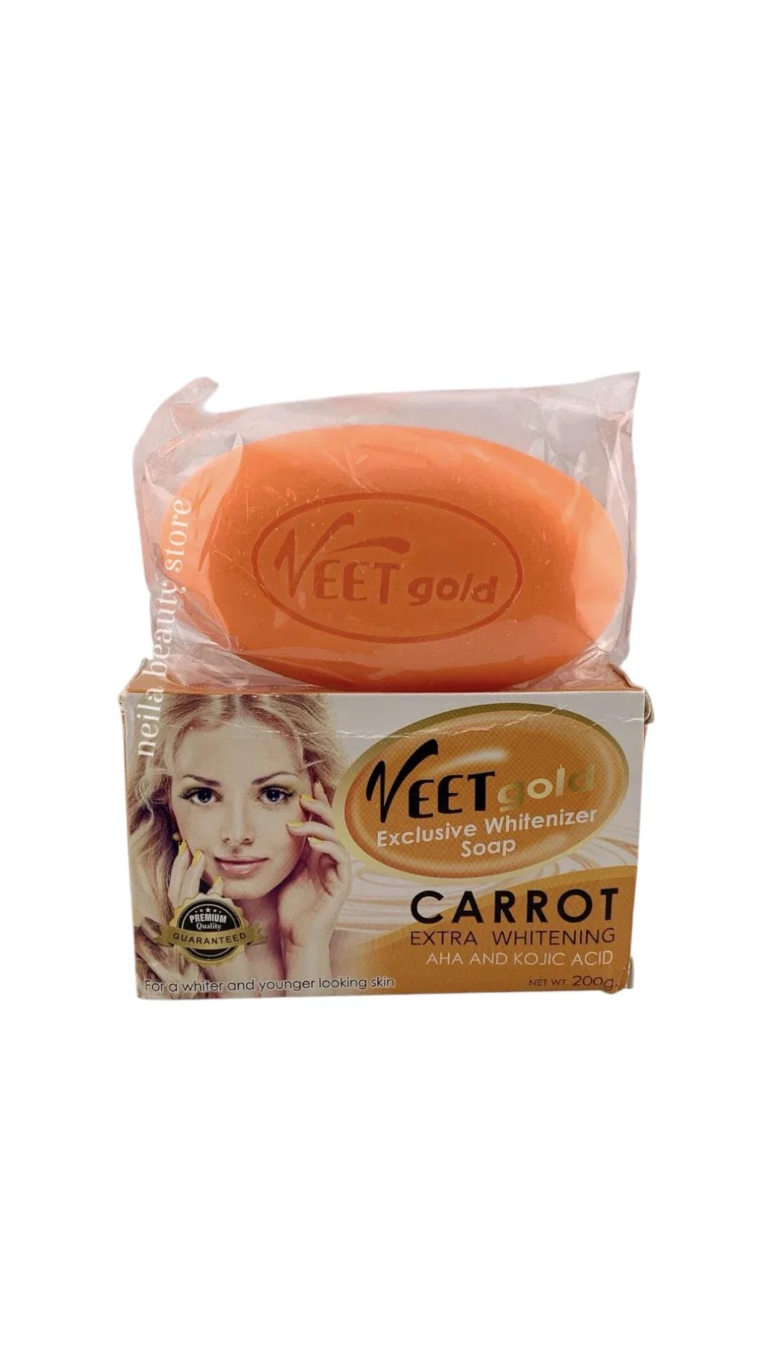 Veetgold Exclusive Whitenizer Carrot,Aha, And Kojic Acid Soap - 200Grm