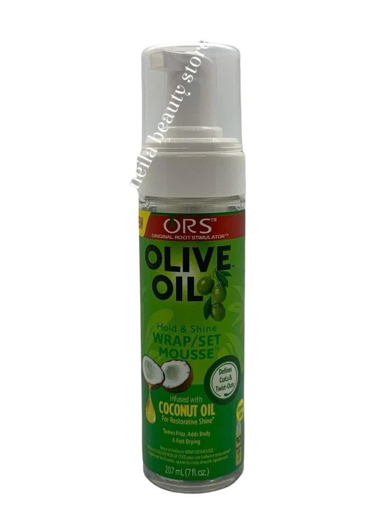 Olive Oil Wrap /Set Mousse Infused With Coconut Oil - 207ml