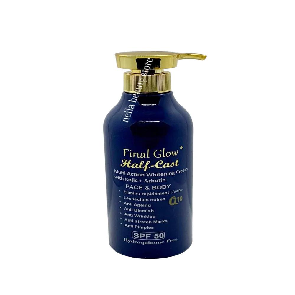 Final Glow Half-Cast Multi Action Cream With Kojic+Arbutin Face And Body Cream - 500Ml