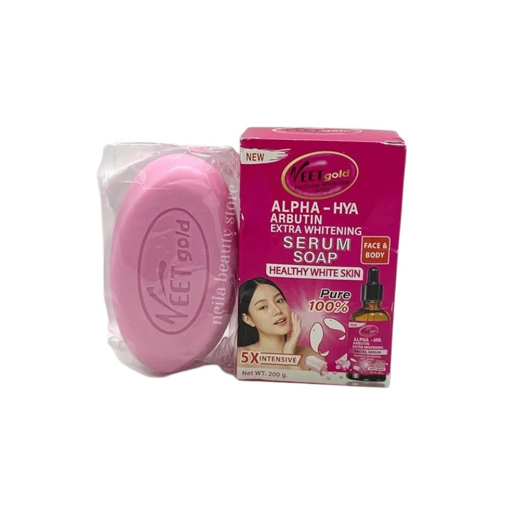 Veetgold Alpha-Hya Arbutin 100% Pure Serum Soap - 200Grm