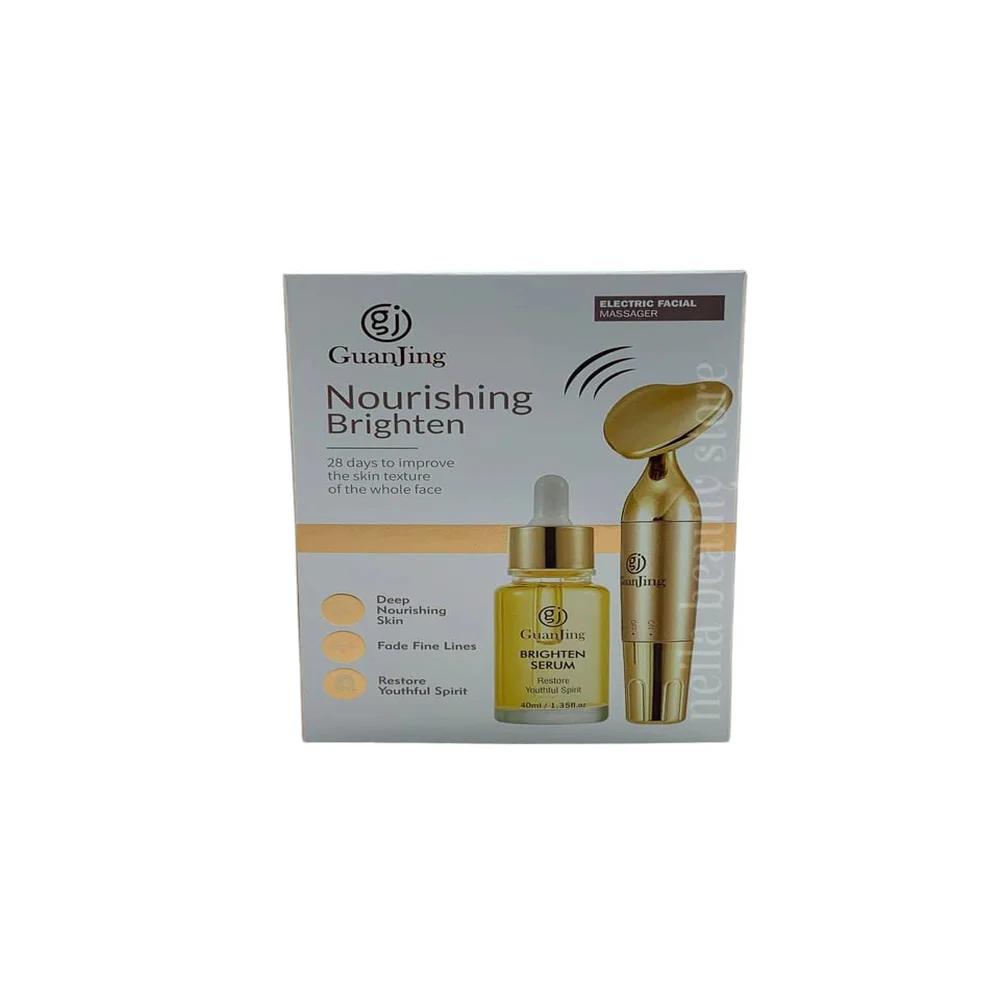 Guanjing Nourishing Brightening Serum With Electric Facial Massager - 40Ml