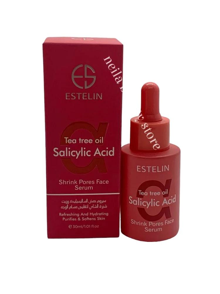 Estelin Tea Tree Oil Salicylic Acid Shrink Pores Face Serum - 30Ml