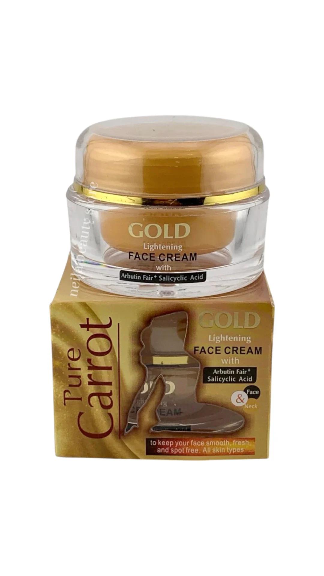 Pure Carrot Gold Brightening Cream With Arbutin Fair Salicylic Acid - 30Grm