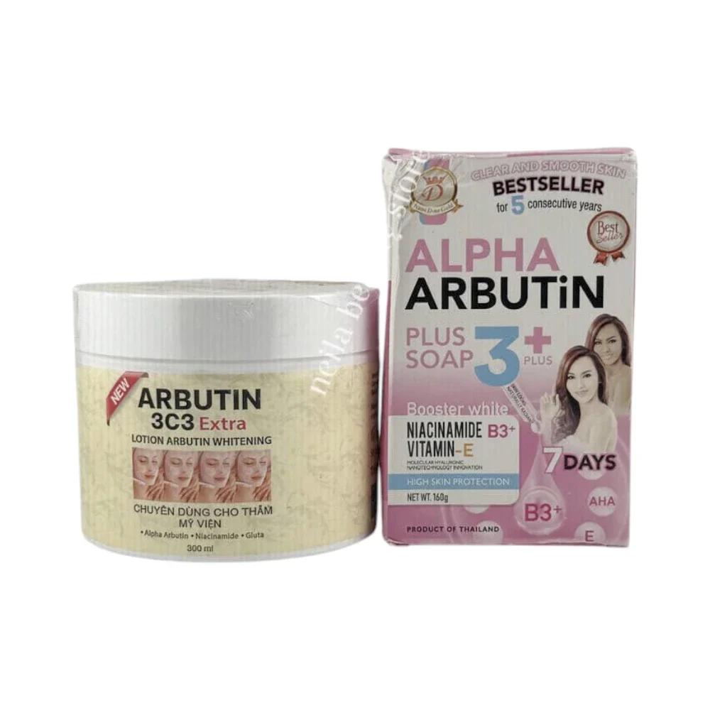 Arbutin 3C3 Extra Brightening Lotion Combo
