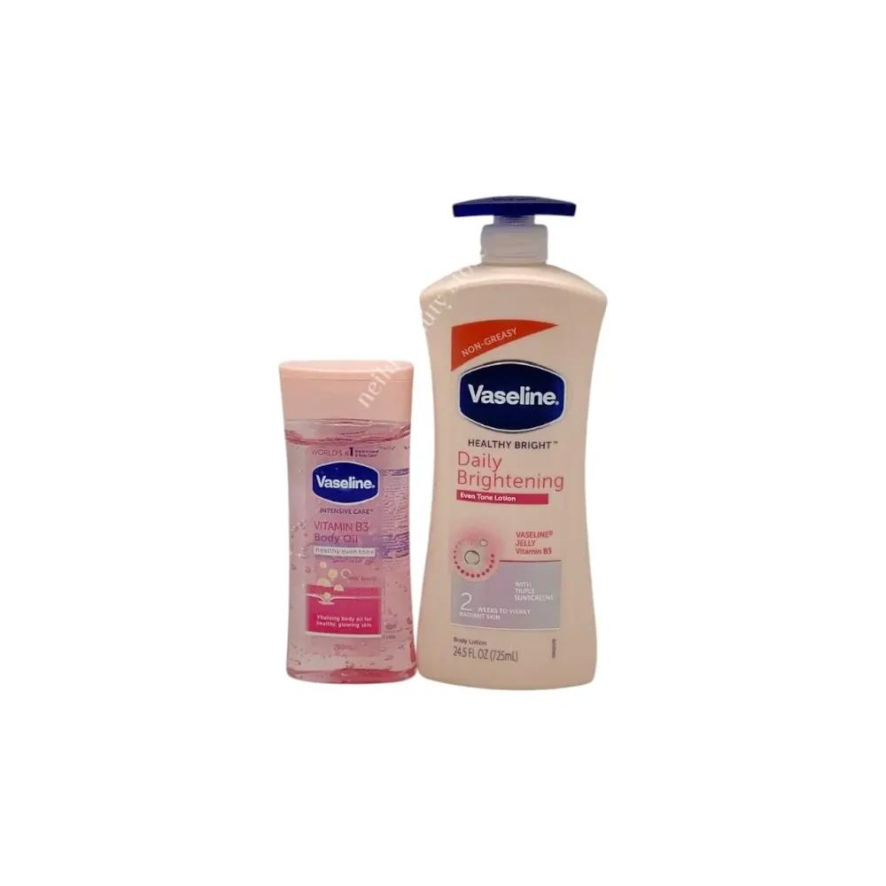 Vaseline Daily Brightening & Vitamin B3 Body Oil Combo