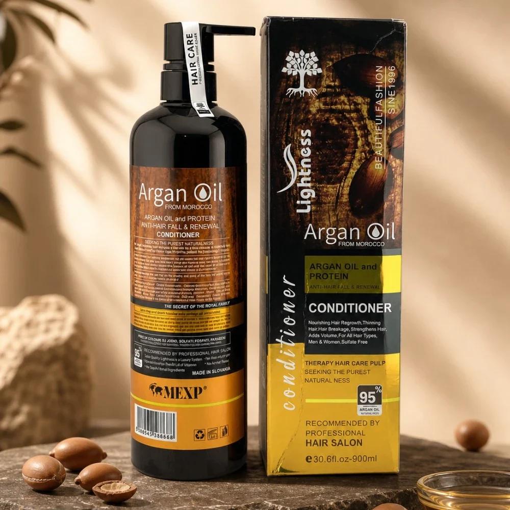 Lightness Argan Oil And Protein Anti-Hairfall And Renewal Conditioner - 900Ml