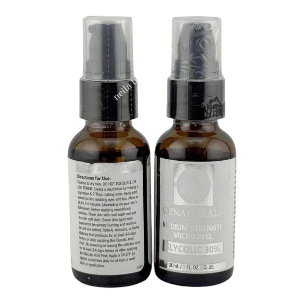 Oz Natural Medium Strength Micro Peel, Glycolic 30% - 30Ml