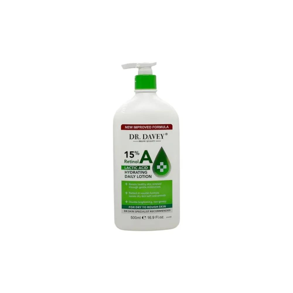 DR.Davey 15% Retinol A + Lactic Acid Hydration Daily Lotion - 500Ml