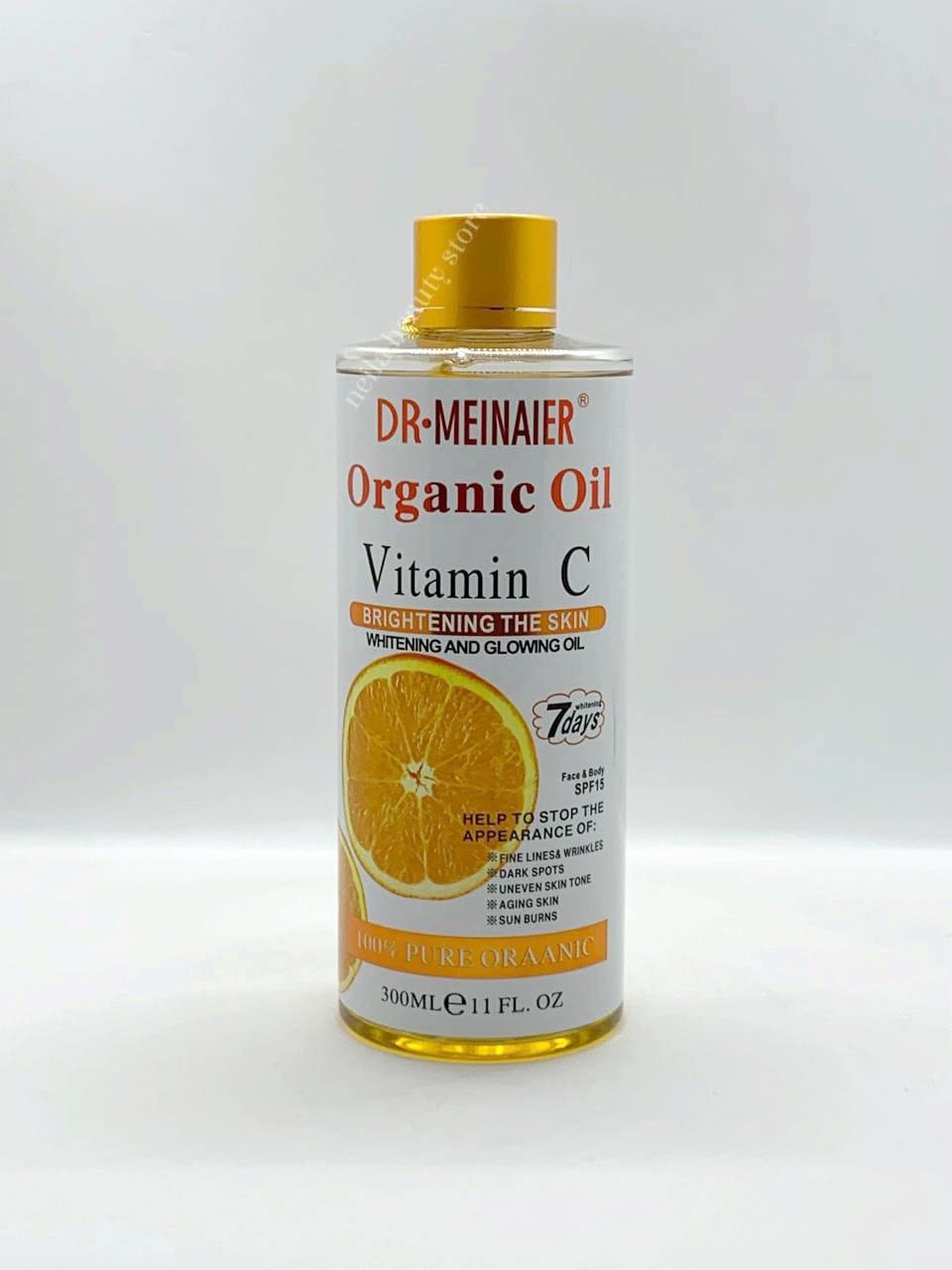 DR.Meinaier Vitamin C Organic Brightening And Glowing Oil - 300Ml