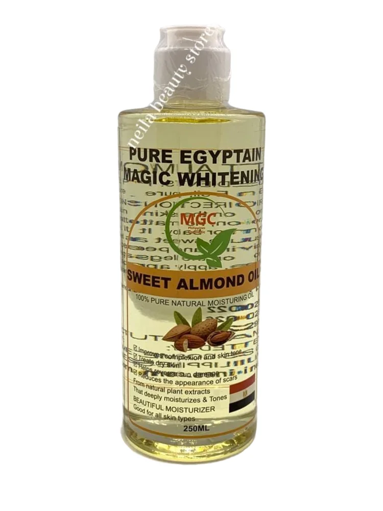 Pure Egyptian Magic Sweet Almond 100 Pure Moisturizing Oil 250ml